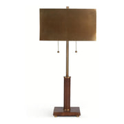 Verona Twin Pull Table Lamp - Cognac / 27" by Classic Home