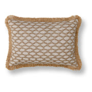 Sandy Cove Pillow - Natural / 14"x20" by Classic Home