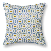Capri Coast Pillow - Harbor Blue / 22"x22" by Classic Home