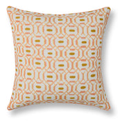 Capri Coast Pillow - Coral / 22"x22" by Classic Home
