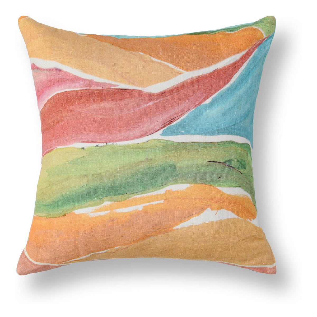 Horizon Ridge Pillow - Multi / 18"x18" by Classic Home