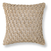 Dunes Pillow - Natural / 20"x20" by Classic Home