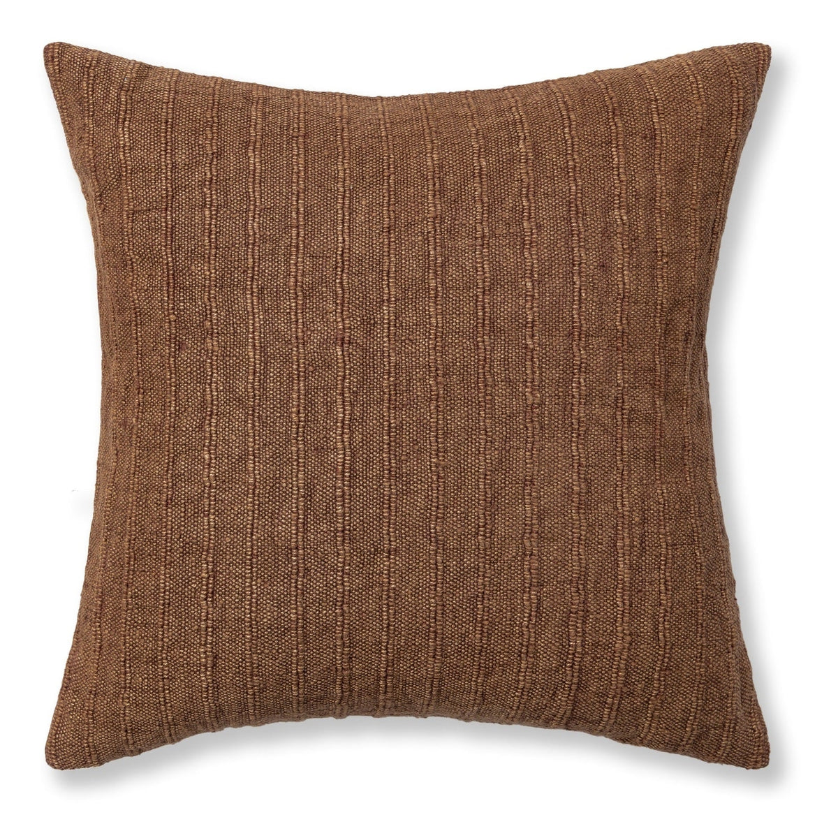 SLD Ansel Pillow - Pecan Brown / 22"x22" by Classic Home