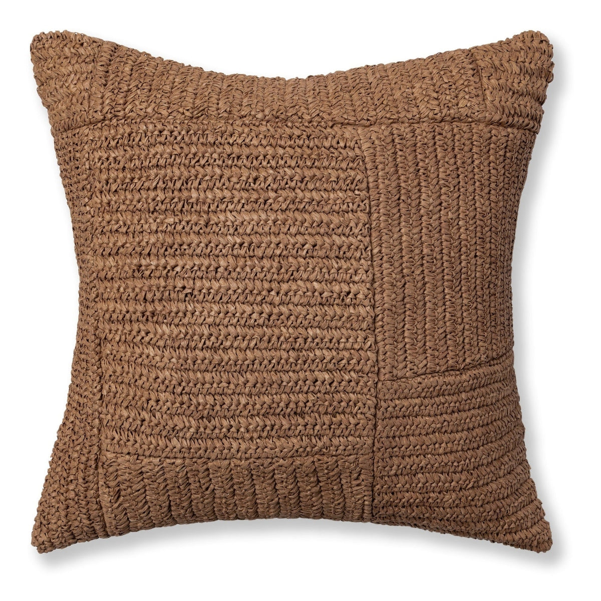 SLD Merritt Pillow - Amber Brown / 22"x22" by Classic Home