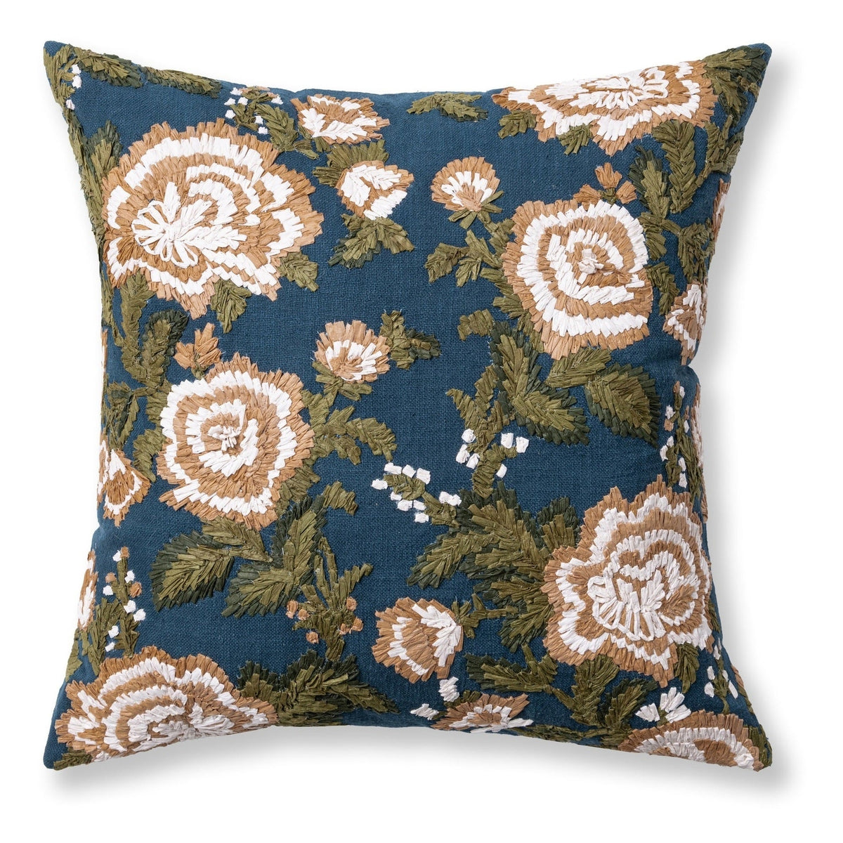 JL Broadmoor Pillow - Pond Blue / 18"x18" by Classic Home