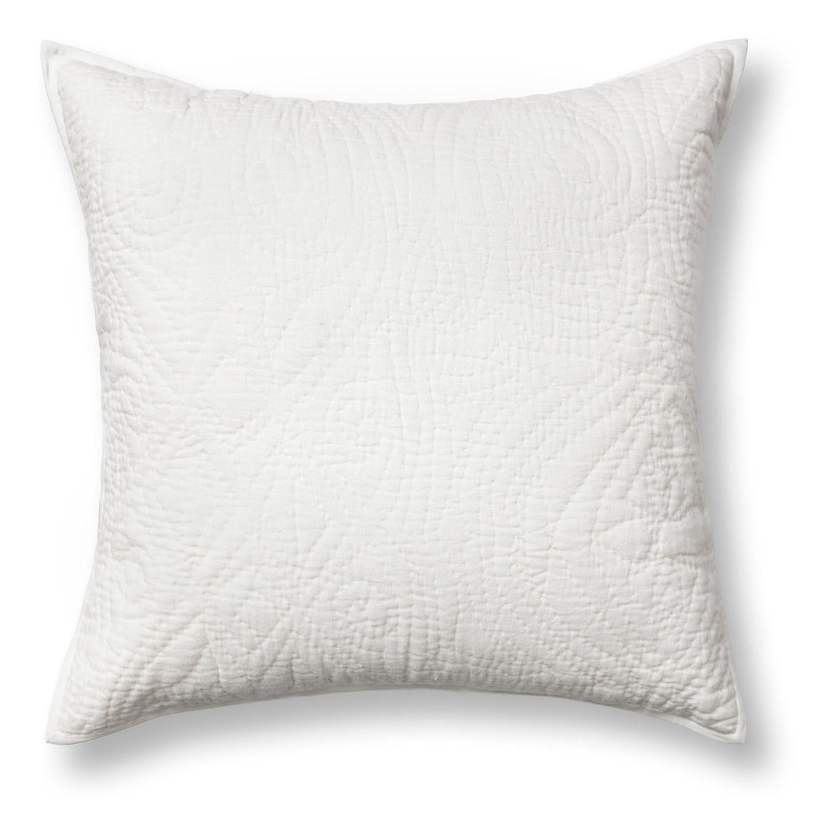 Berkshire Linen Quilt Pillow Sham Euro - Cloud by Classic Home
