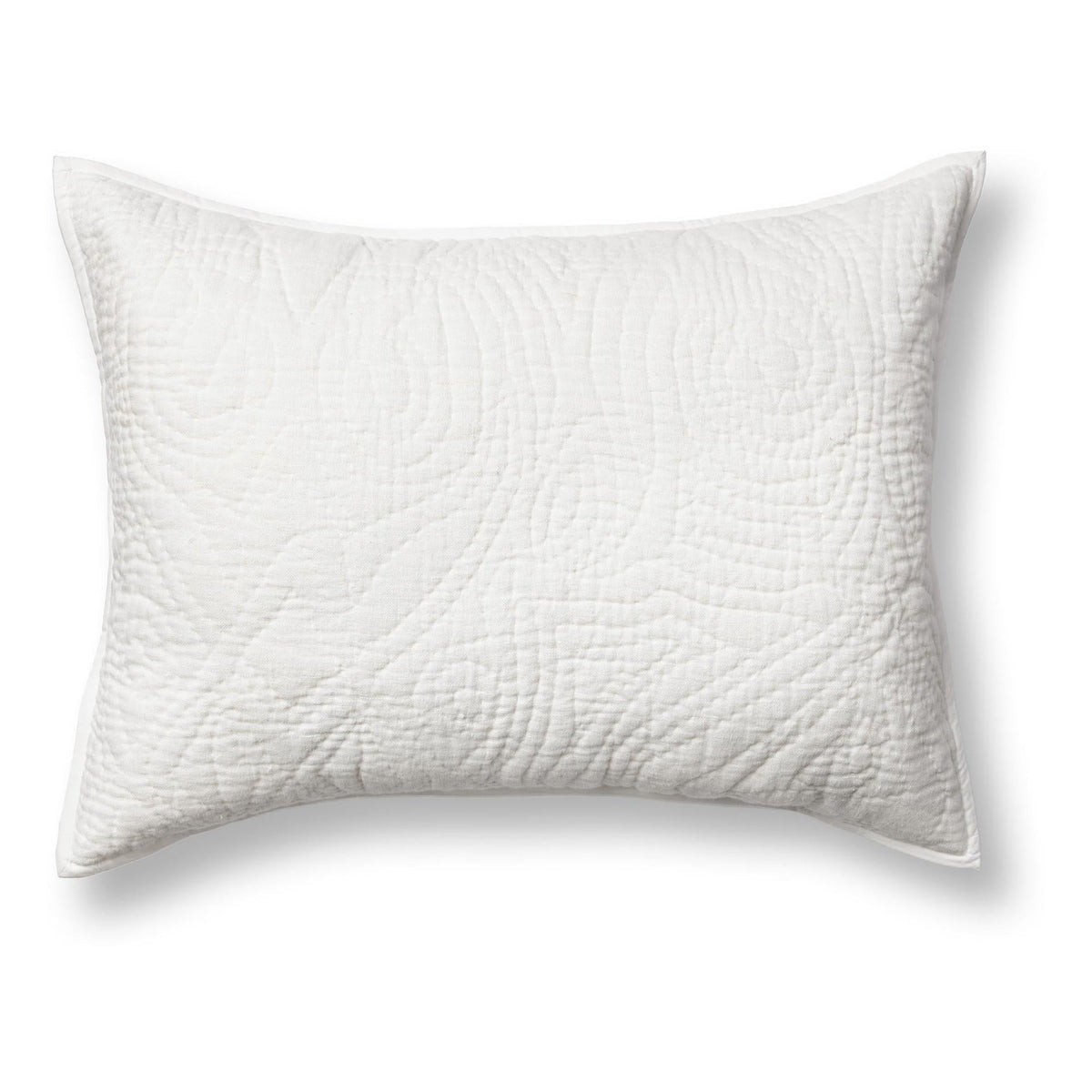 Berkshire Linen Quilt Pillow Sham Standard - Cloud by Classic Home