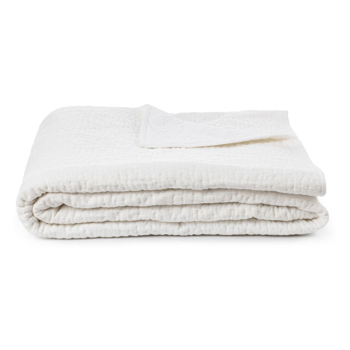 Berkshire Linen Quilt King - Cloud by Classic Home