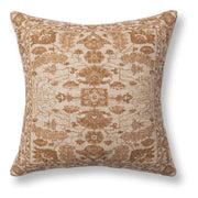 JL Medley Pillow - Natural/Amberwood / 22"x22" by Classic Home