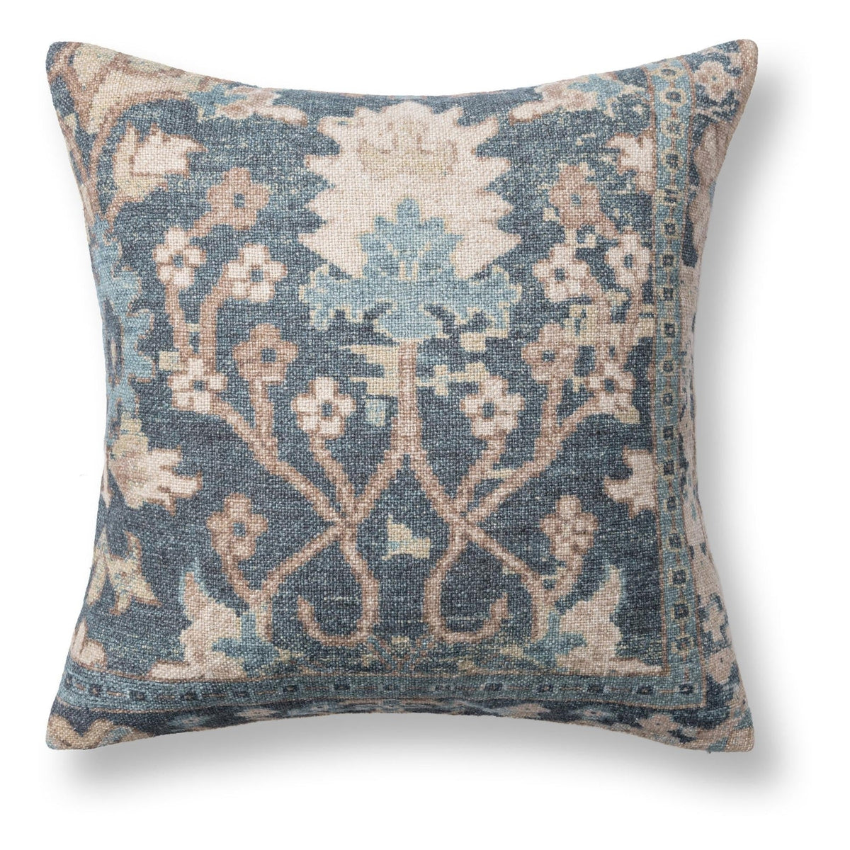 JL Chalet Pillow - Pond Blue / 22"x22" by Classic Home