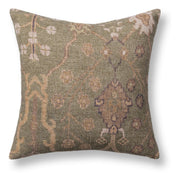 JL Bungalow Pillow - Earthen Olive / 22"x22" by Classic Home
