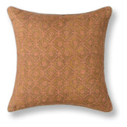 Bromley Pillow - Golden Brown / 22"x22" by Classic Home
