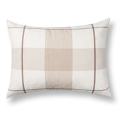 Hanson Duvet Pillow Sham Standard - Ivory/Toffee Brown by Classic Home