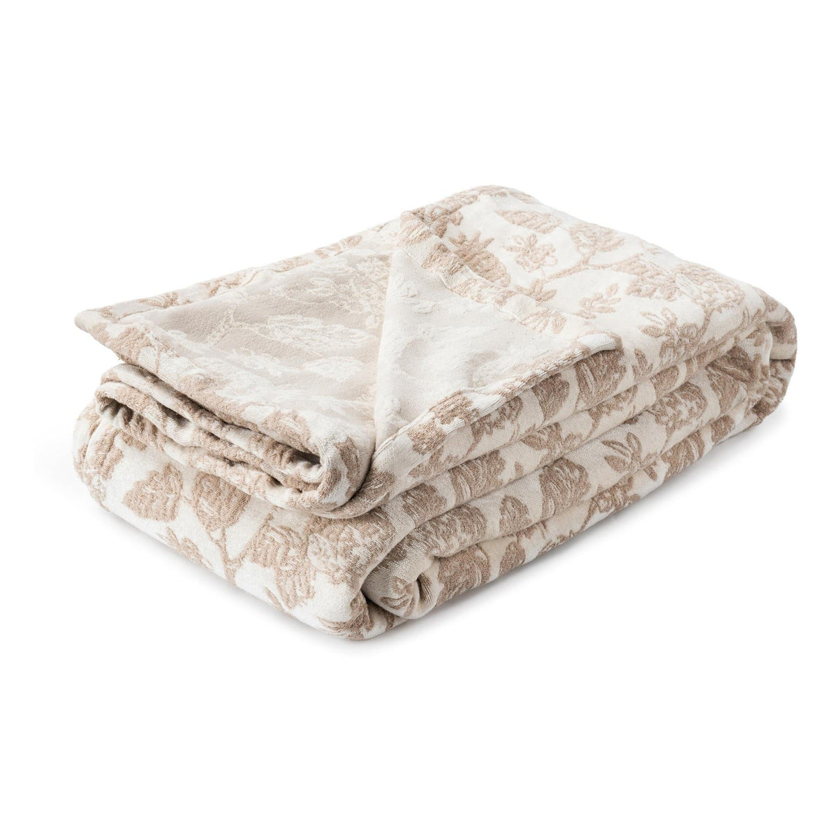 Aveline Collection - Birch/Natural / Queen / Blanket by Classic Home