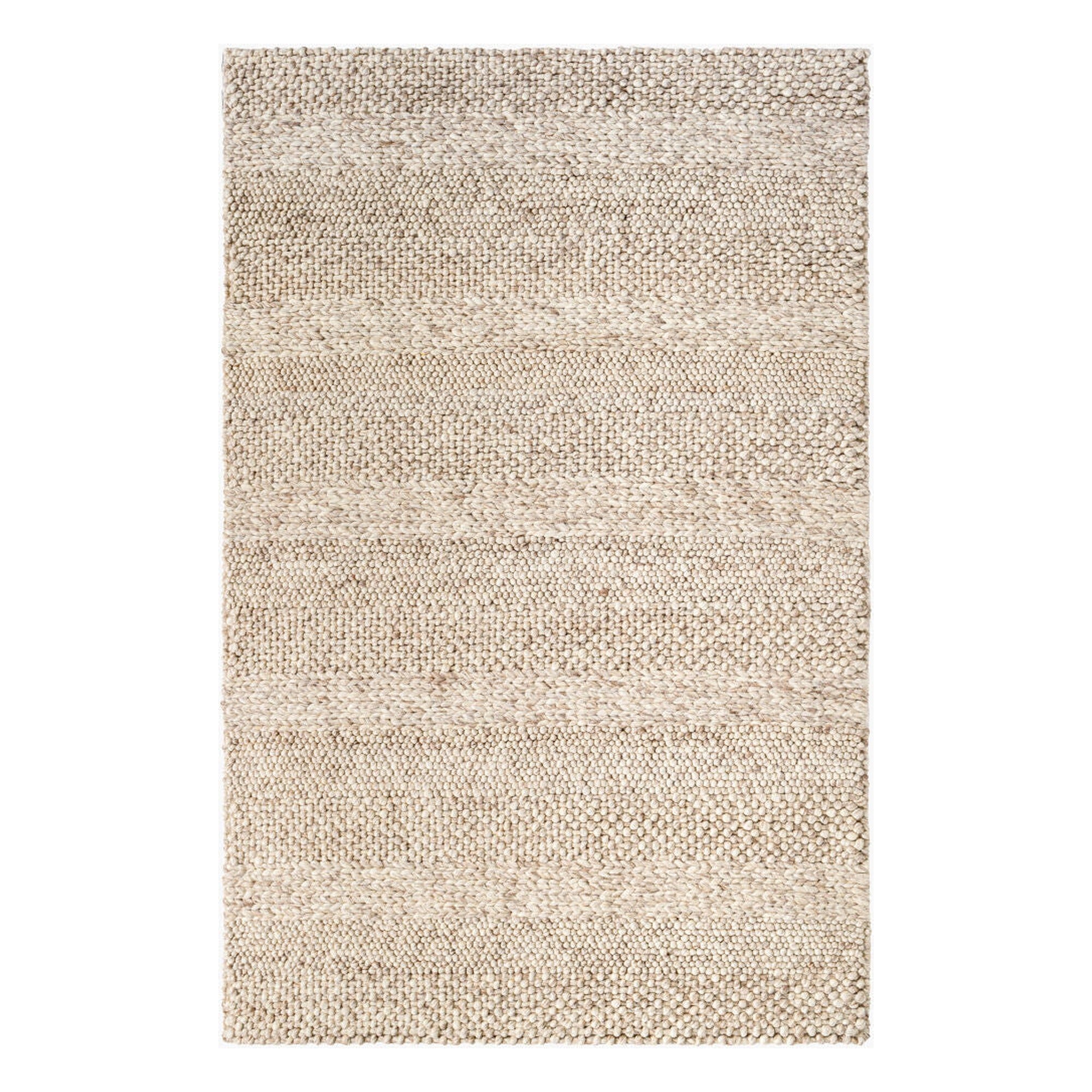 Cloud 19 Beige/Light Brown Handmade Rug - 2' x 3'