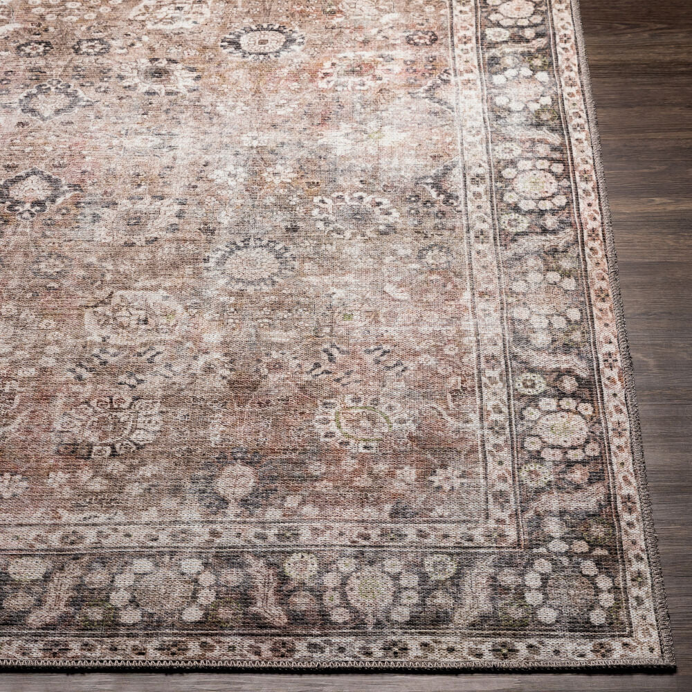 Colin Black/Tan Machine Woven Rug CLN-2300 - front
