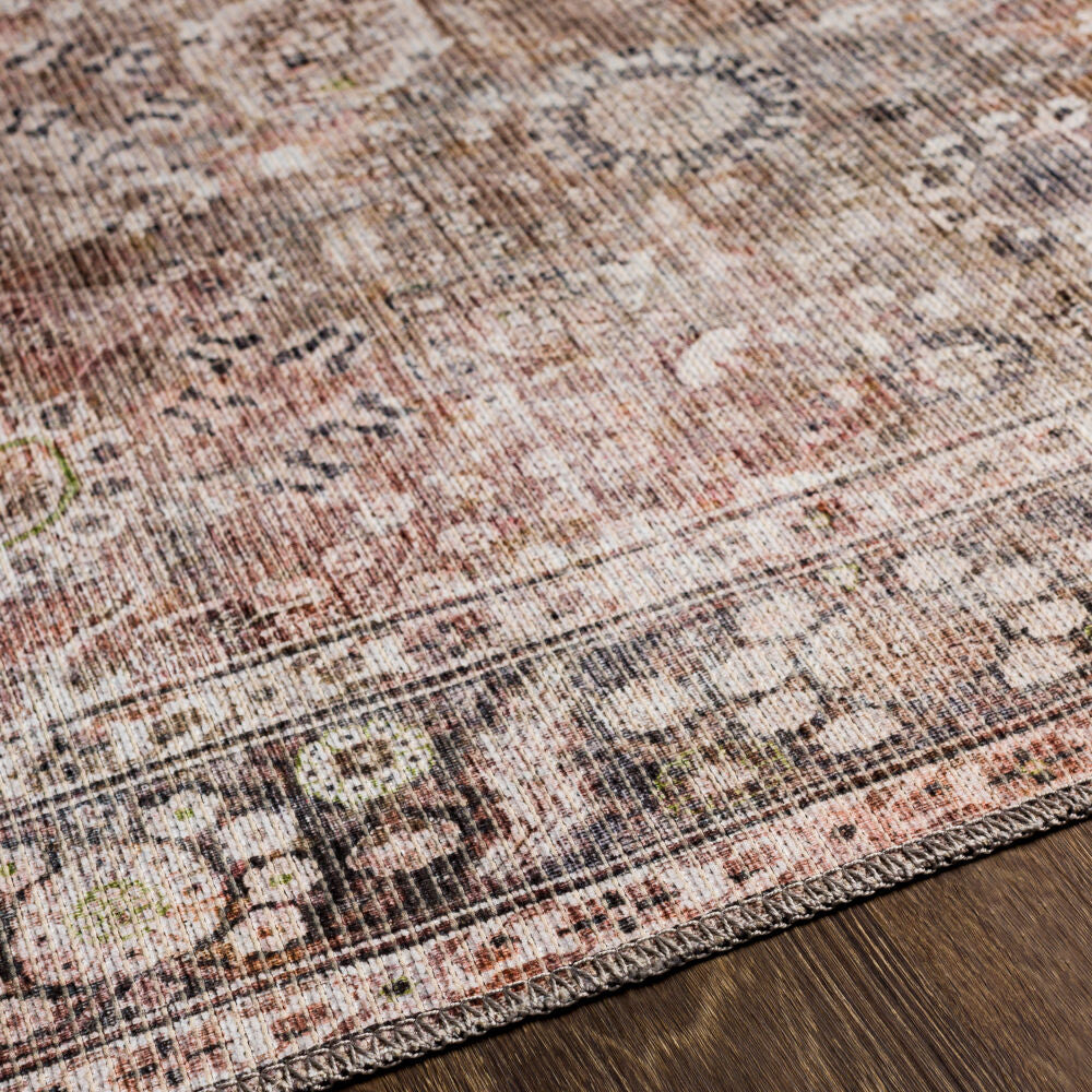 Colin Black/Tan Machine Woven Rug CLN-2300 - texture