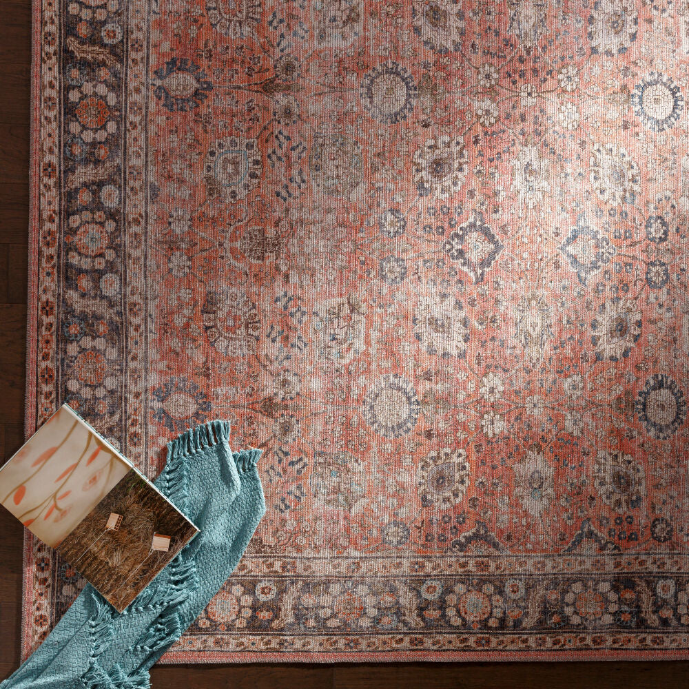 Colin Black/Tan Machine Woven Rug CLN-2301 - styleshot