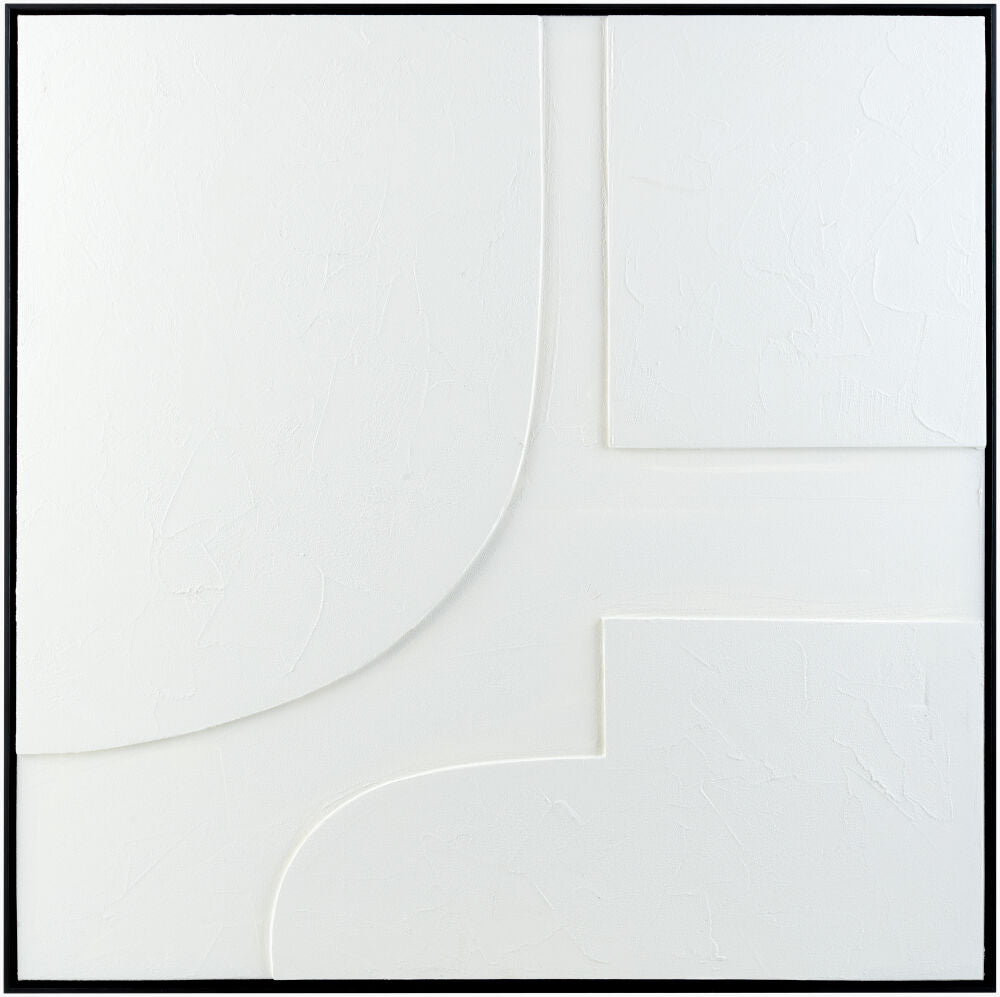 Concrete Framed Art CONC-004 - 42"H x 42"W x 2"D