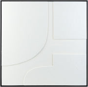 Concrete Framed Art CONC-004 - 42"H x 42"W x 2"D