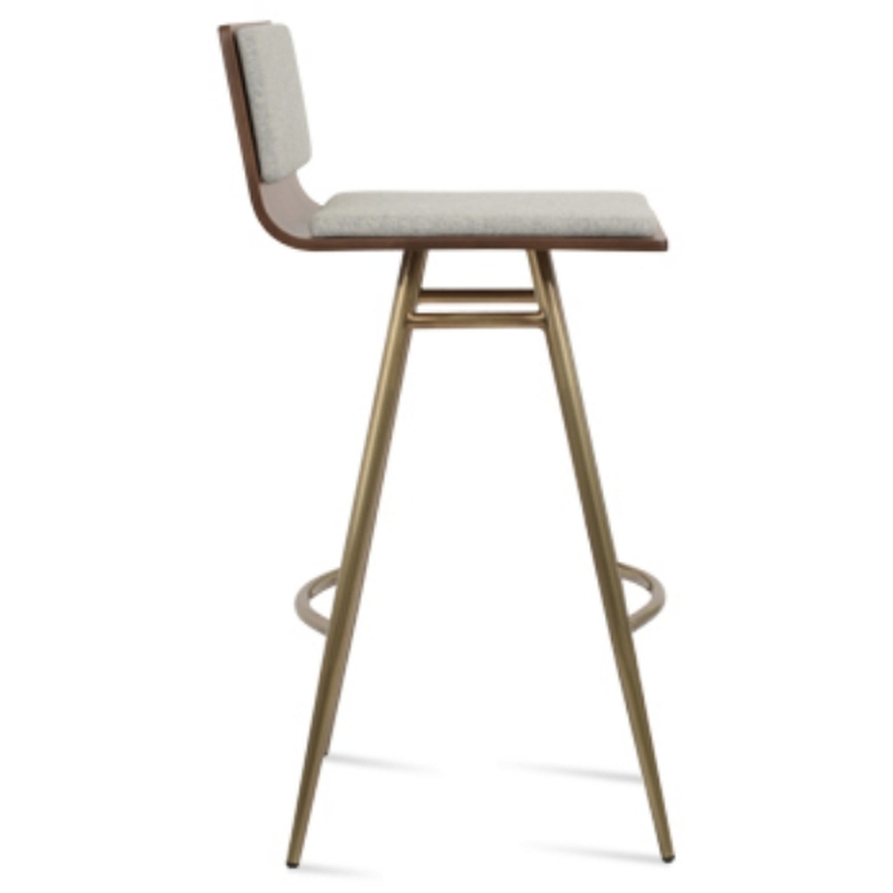 Corona Galata Wood Back Stool | SohoConcept tight square image