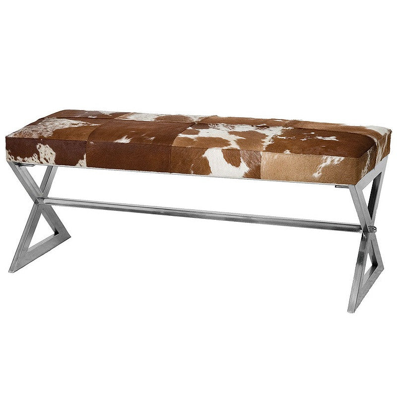 Remington Cow Hide Bench
