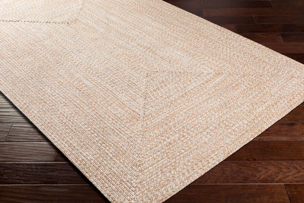 Chesapeake Bay Brown/Cream Machine Woven Rug CPK-2300 - corner
