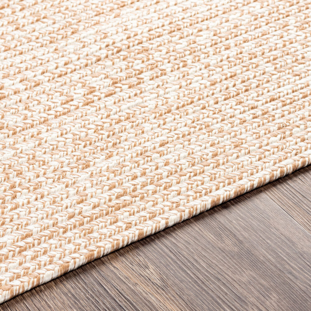 Chesapeake Bay Brown/Cream Machine Woven Rug CPK-2300 - texture