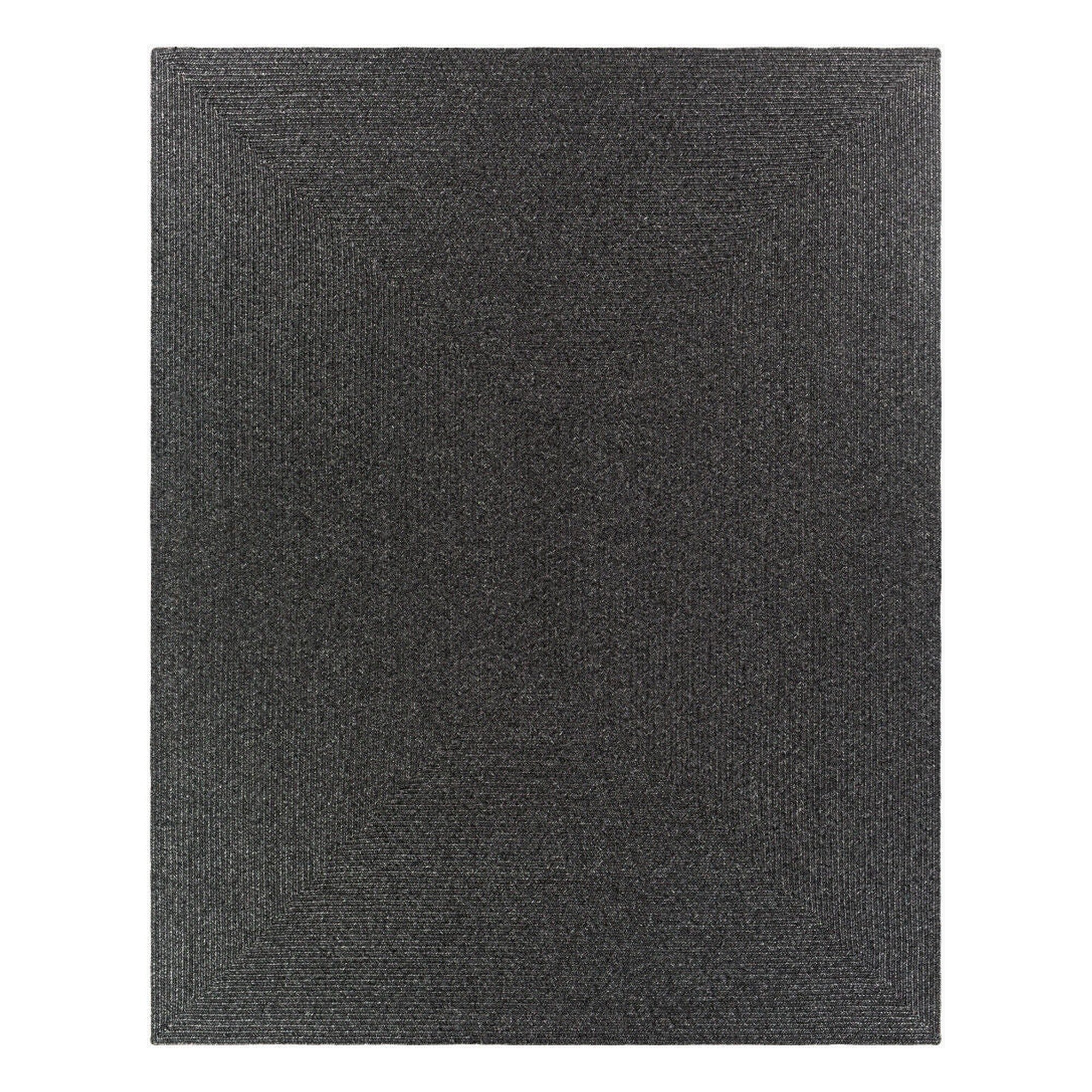 Chesapeake Bay Black Machine Woven Rug - 10' x 13'