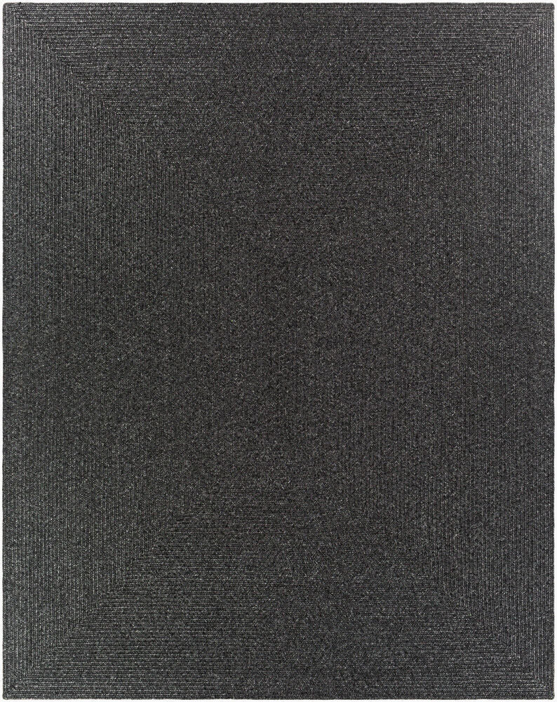 Chesapeake Bay Black Machine Woven Rug - 10' x 13'