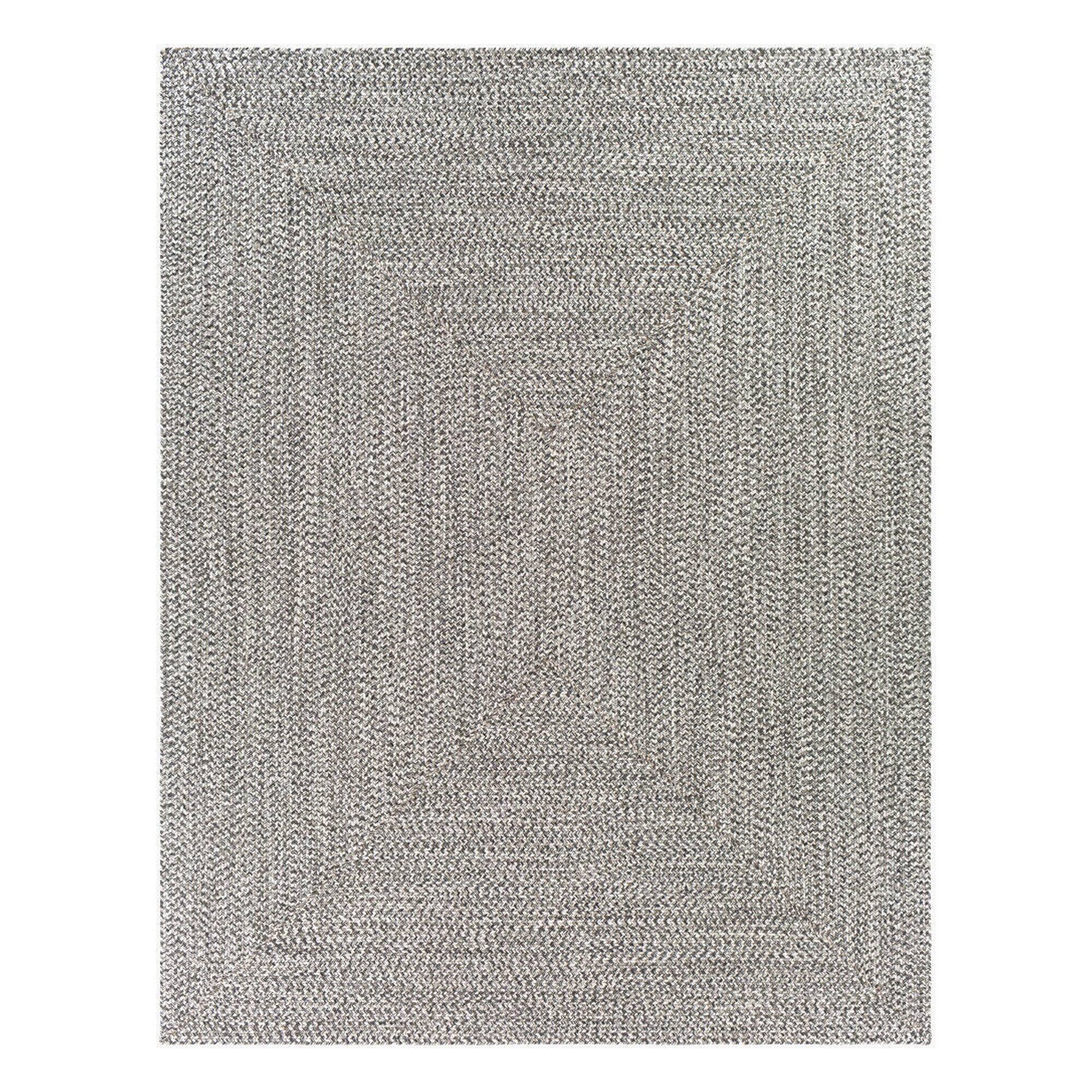 Chesapeake Bay Black/Cream Machine Woven Rug - 10' x 13'