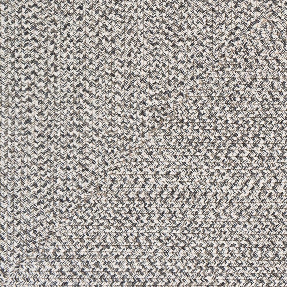 Chesapeake Bay Black/Cream Machine Woven Rug - swatch