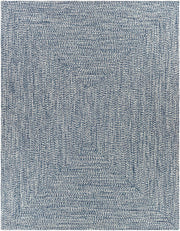 Chesapeake Bay Charcoal/Denim Machine Woven Rug - 10' x 13'
