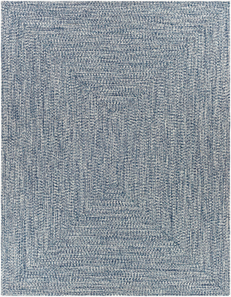 Chesapeake Bay Charcoal/Denim Machine Woven Rug - 10' x 13'