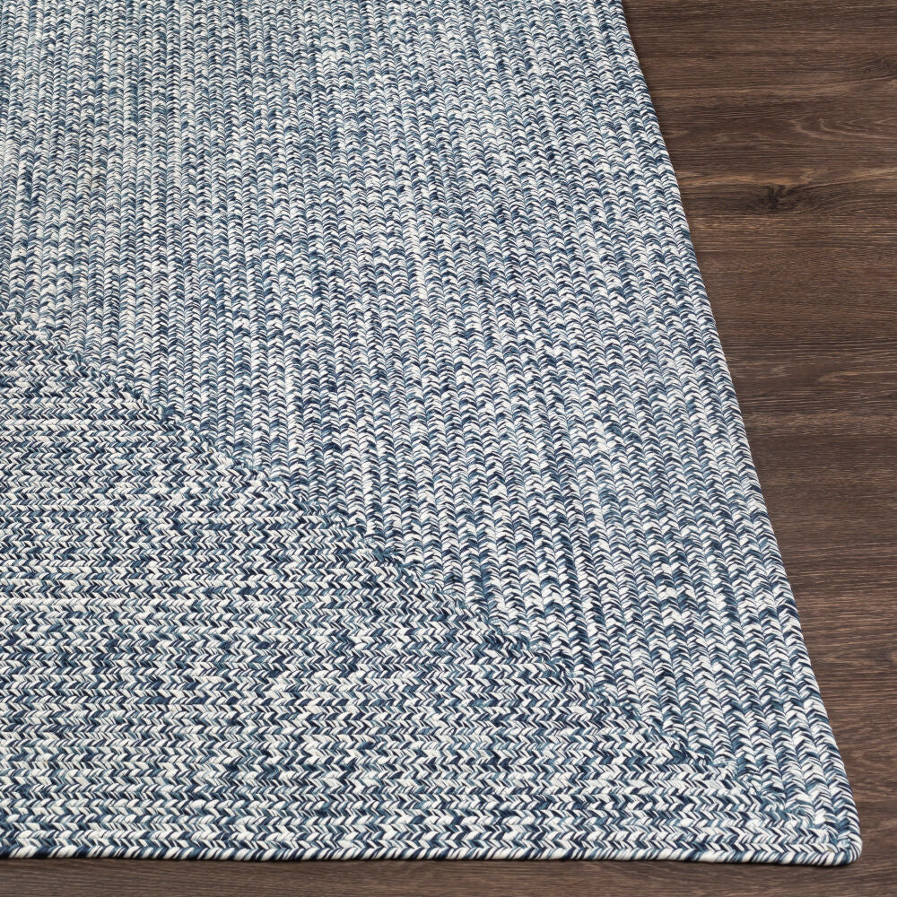 Chesapeake Bay Charcoal/Denim Machine Woven Rug - front