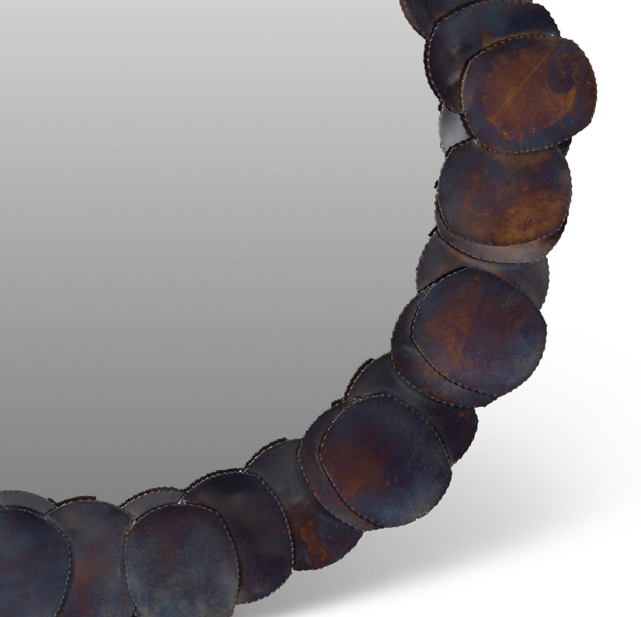 Elements - Suri - Mirror - 43"Dia. - Cobalt