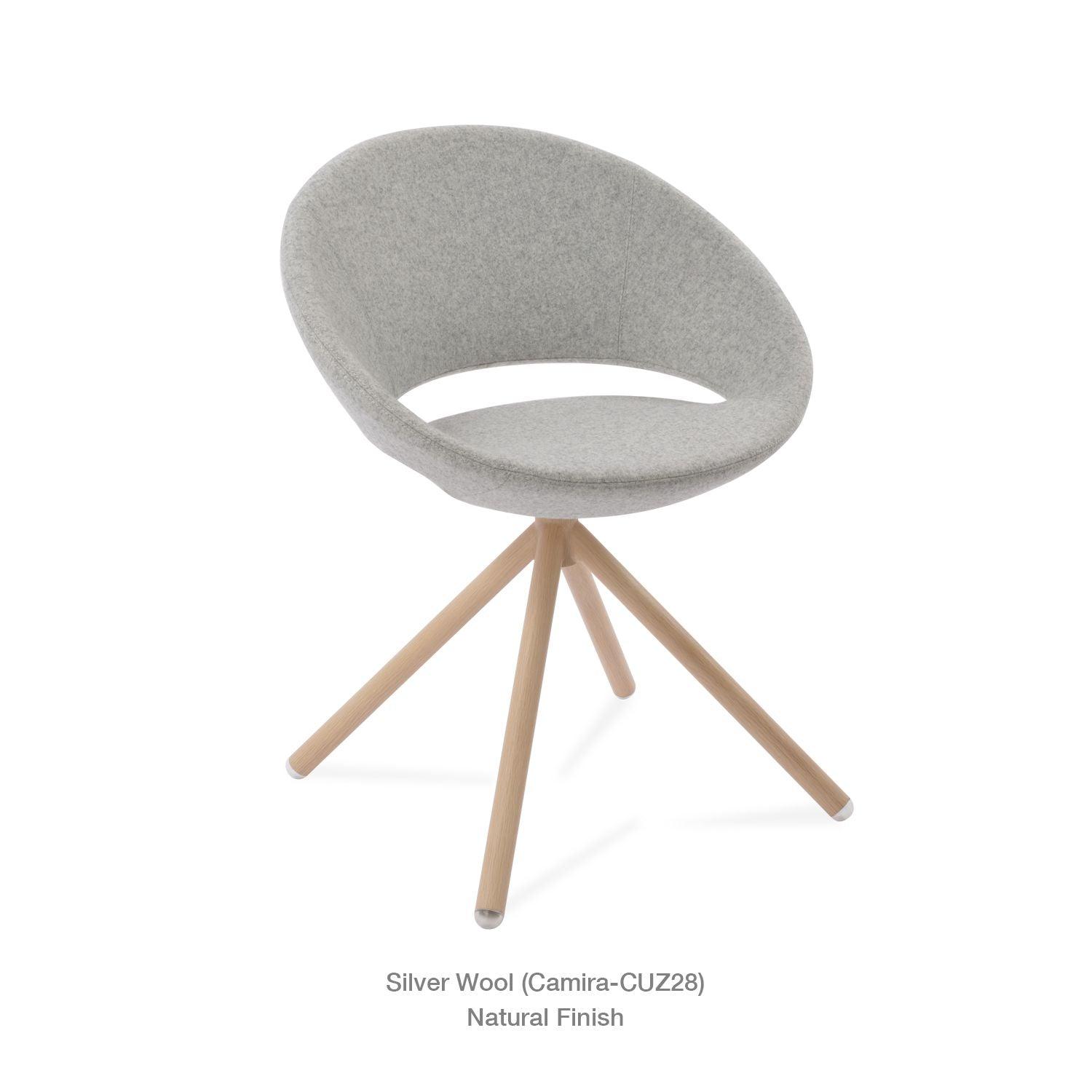 CRESCENT STICK SWIVEL CHAIR
