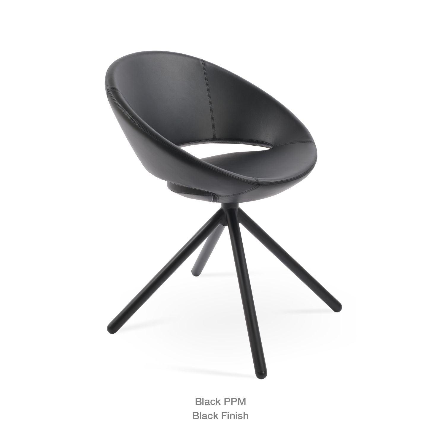 CRESCENT STICK SWIVEL CHAIR
