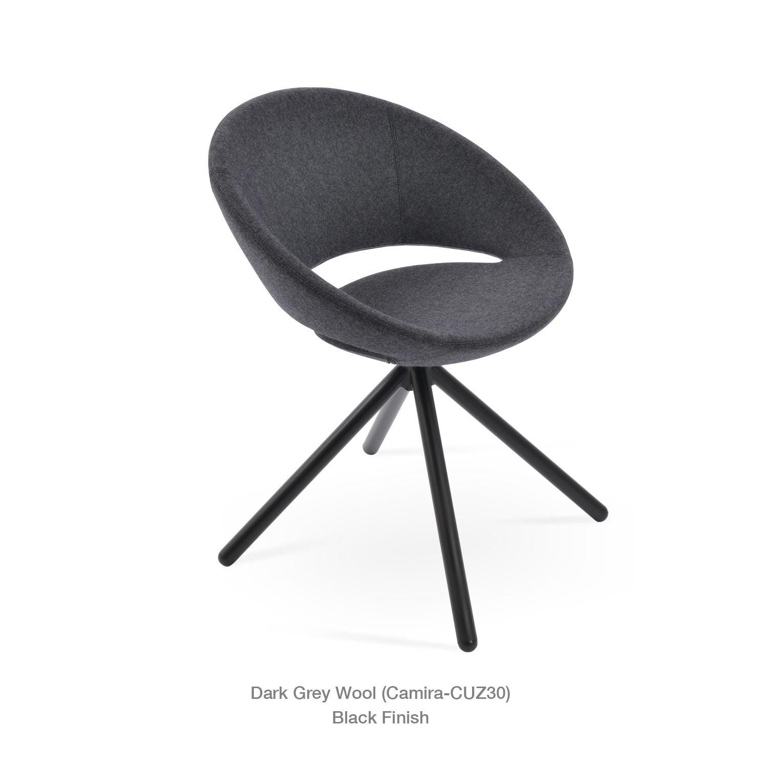 CRESCENT STICK SWIVEL CHAIR