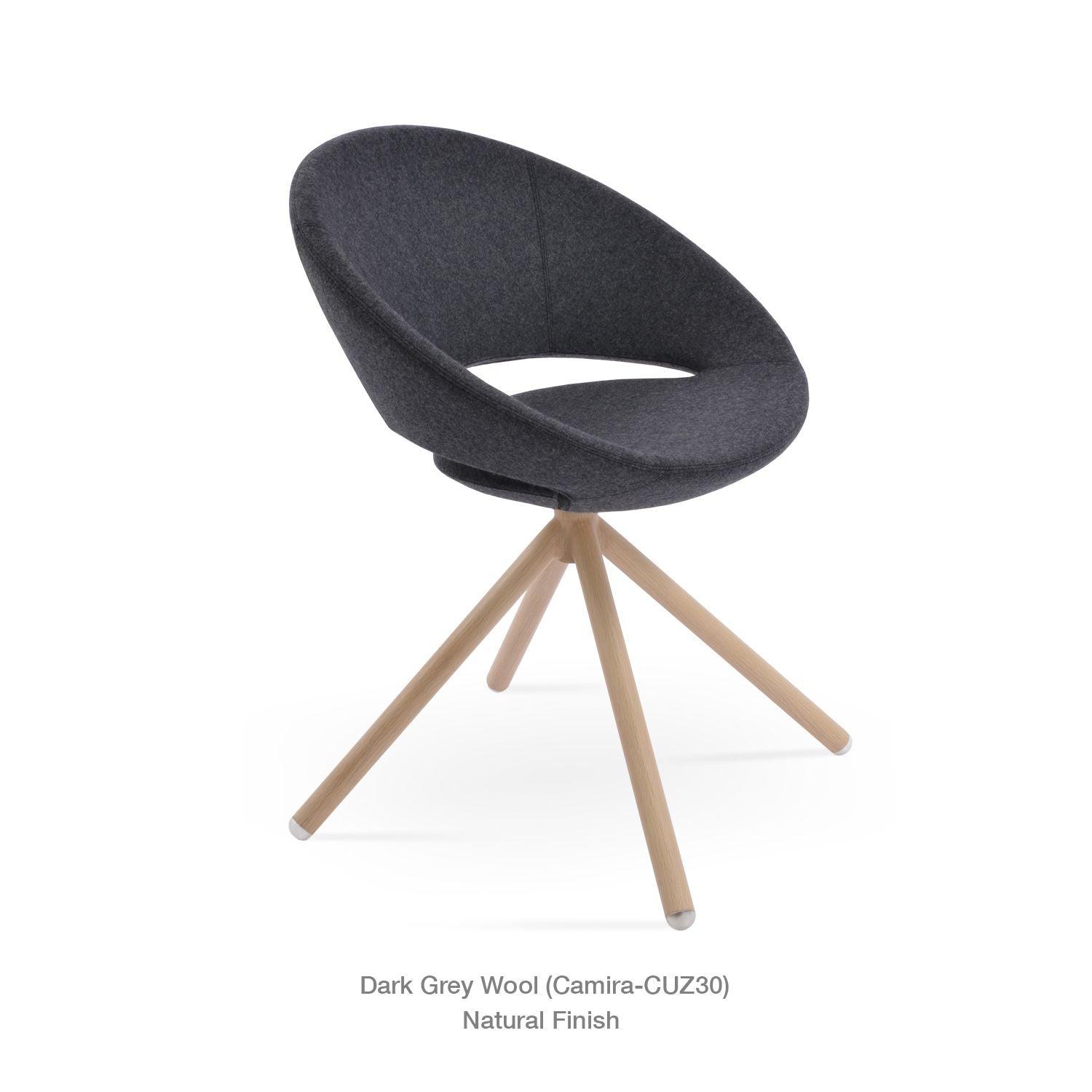CRESCENT STICK SWIVEL CHAIR