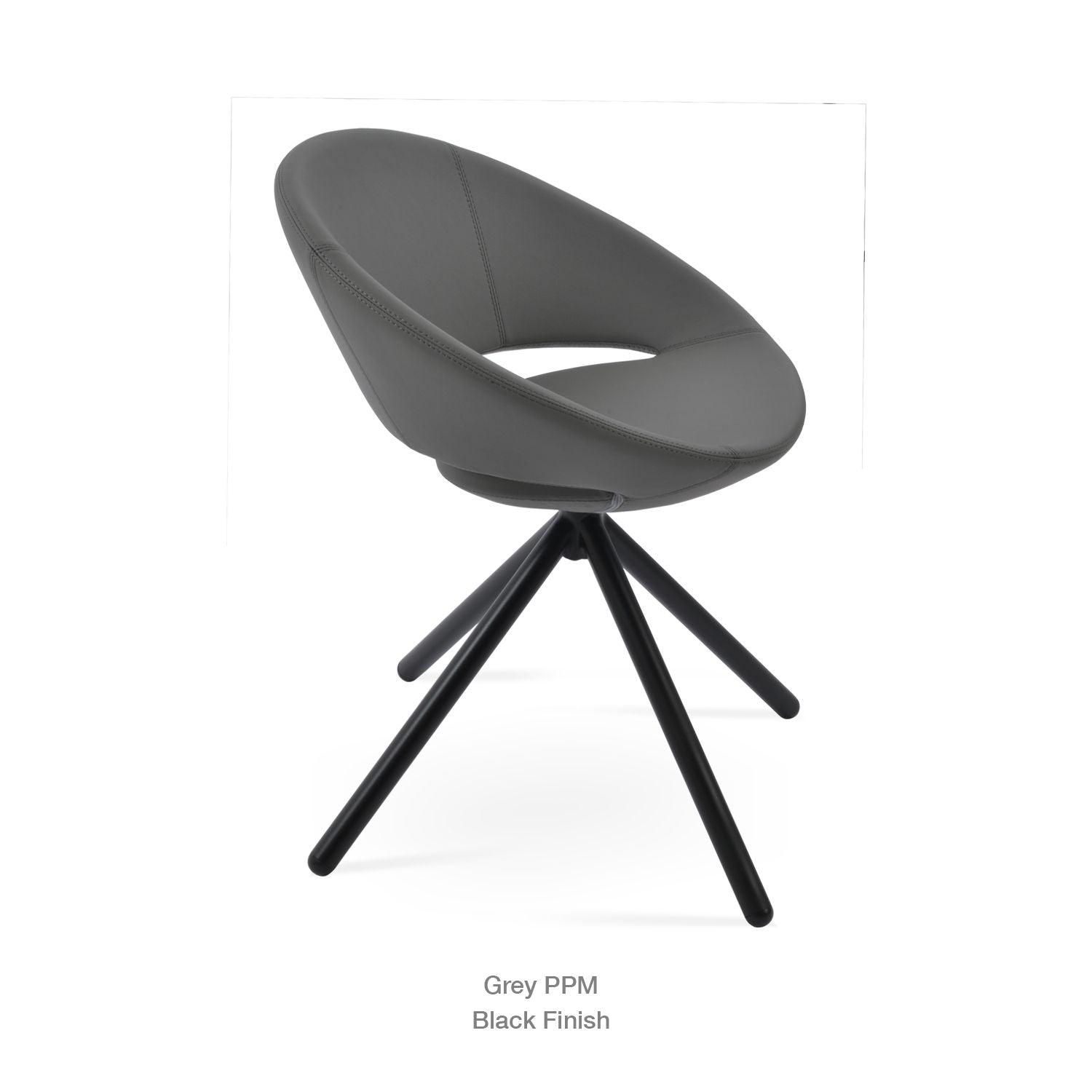 CRESCENT STICK SWIVEL CHAIR