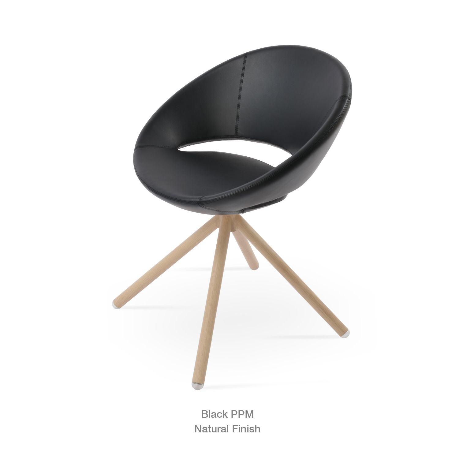 CRESCENT STICK SWIVEL CHAIR