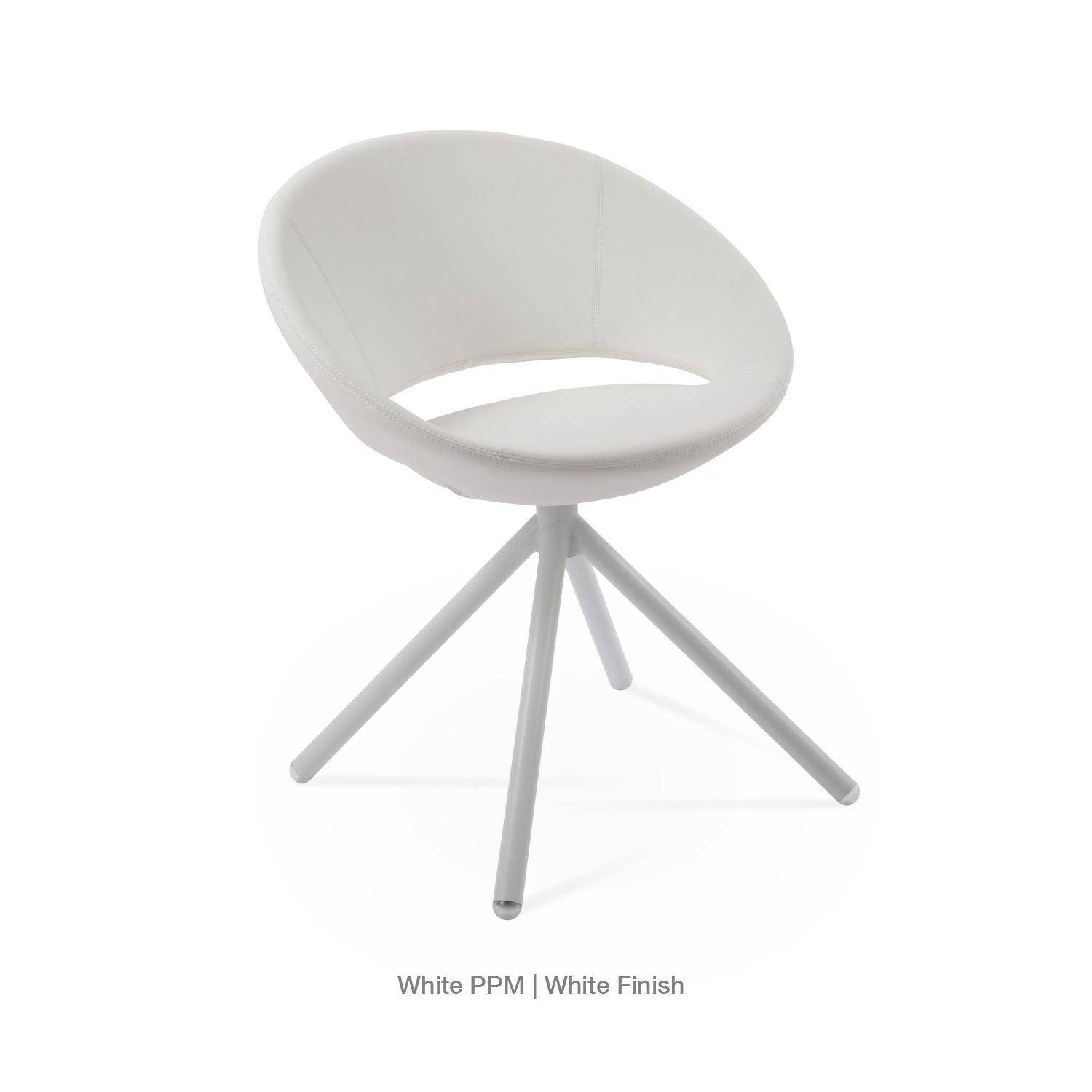 CRESCENT STICK SWIVEL CHAIR