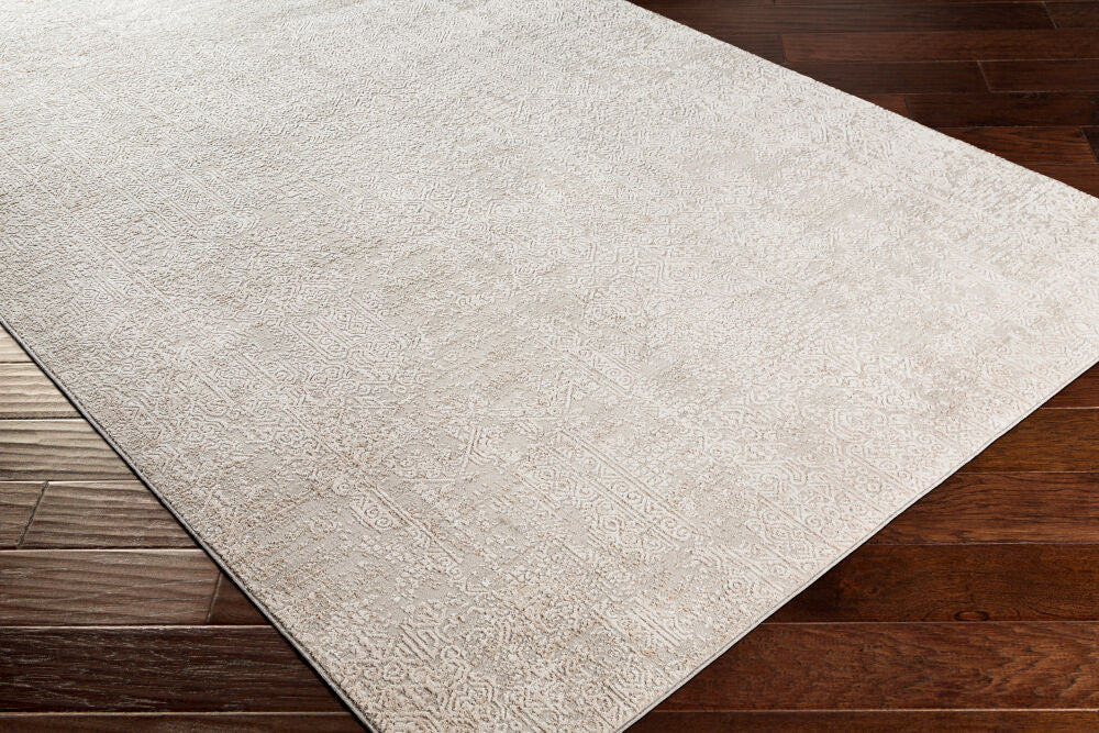 Carmel Gray/Taupe Machine Woven Rug CRL-2300 - corner