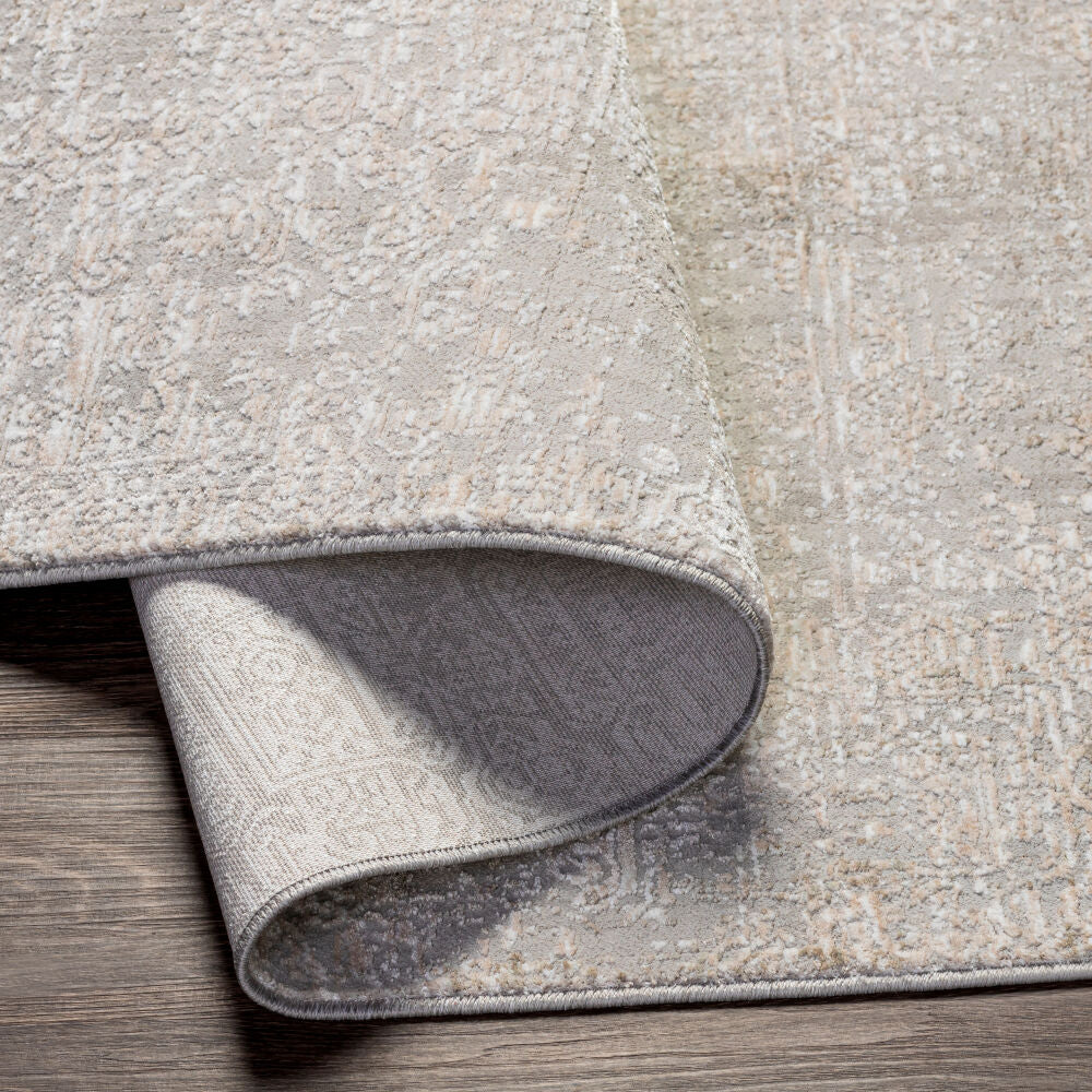 Carmel Gray/Taupe Machine Woven Rug CRL-2300 - fold