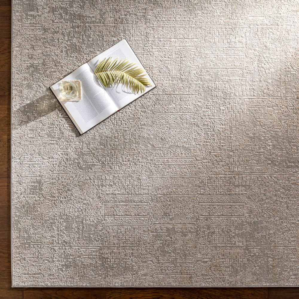 Carmel Gray/Taupe Machine Woven Rug CRL-2300 - styleshot