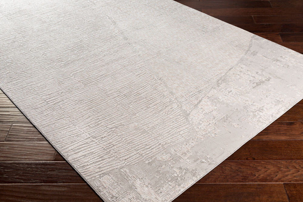 Carmel Gray/Taupe Machine Woven Rug CRL-2301 - corner