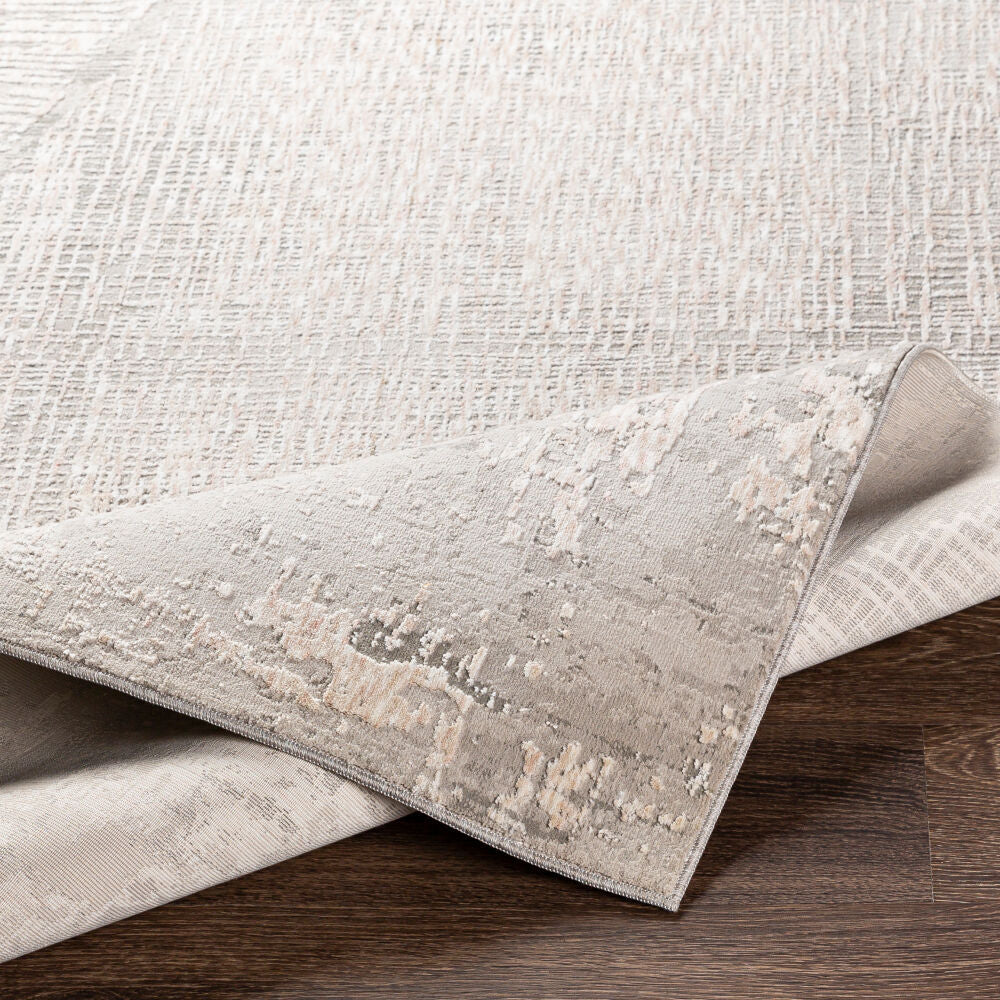 Carmel Gray/Taupe Machine Woven Rug CRL-2301 - fold