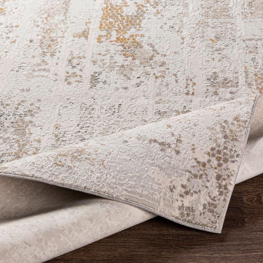Carmel Brown/Off-White Machine Woven Rug CRL-2310 - fold