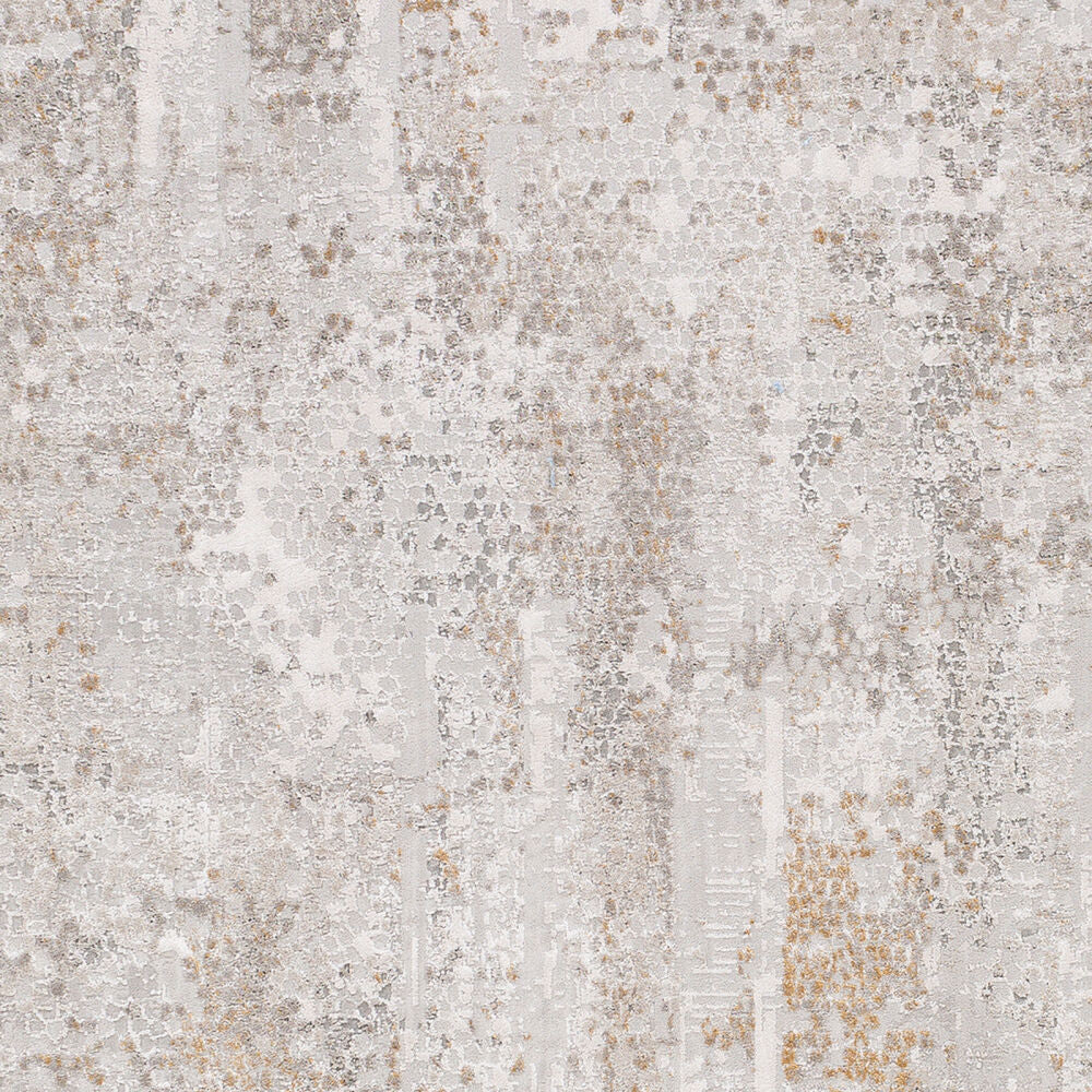 Carmel Brown/Off-White Machine Woven Rug CRL-2310 - swatch